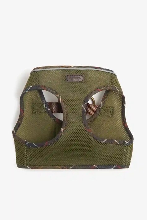 Barbour szelki dla psa Mesh Step In Dog Harness kolor zielony
