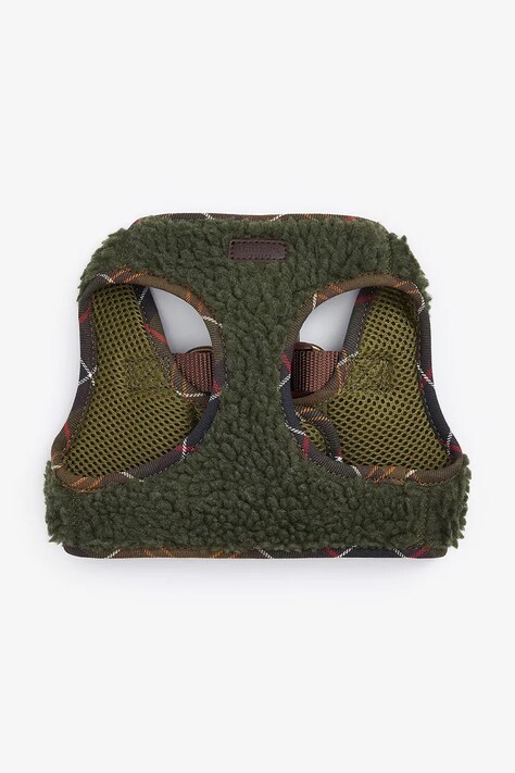 Barbour szelki dla psa Fleece Harness S/M kolor zielony
