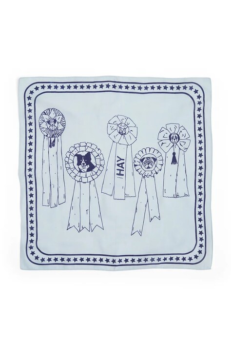 HAY apaszka dla psa bawełniana 55 x 55 cm kolor niebieski