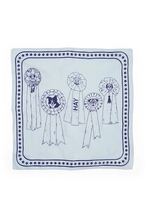 HAY apaszka dla psa bawełniana 55 x 55 cm kolor niebieski