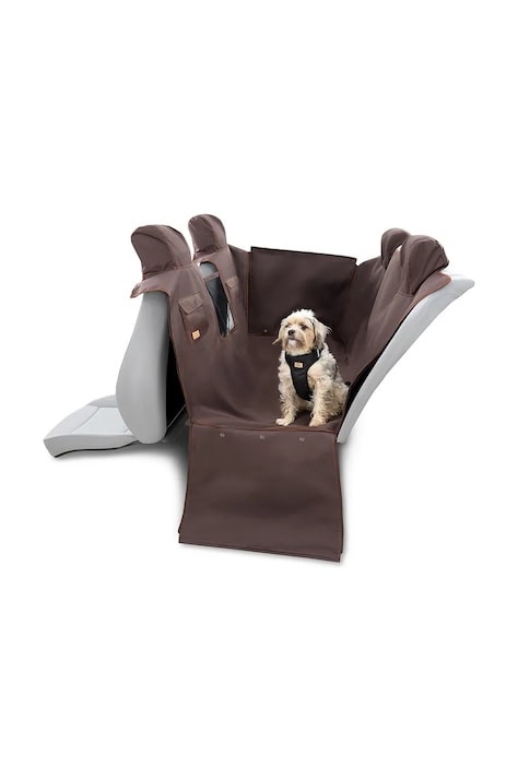 Bebobi mata samochodowa z pasem bezpieczeństwa dla psa 50 x 40 x 8 cm KMMBLBR