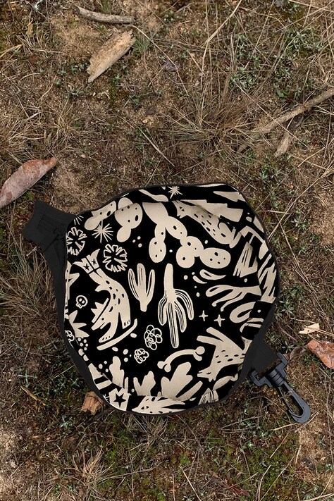 Bebobi składana miska turystyczna dla psa 18 x 7 cm kolor multicolor MTKA26BR