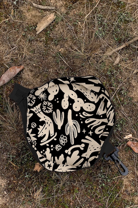 Bebobi składana miska turystyczna dla psa 18 x 7 cm kolor multicolor MTKA26BR