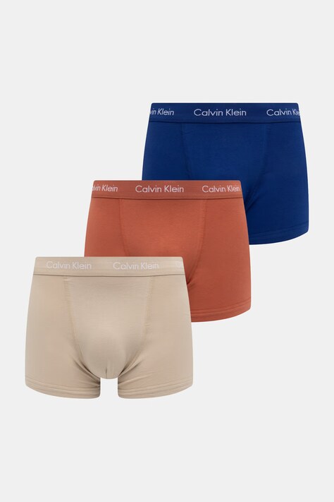 Calvin Klein Underwear bokserice muške od pamuka s elastanom 3-pack plave 0000U2662G
