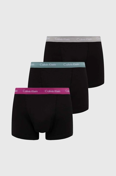 Calvin Klein Underwear bokserki 3-pack męskie kolor czarny