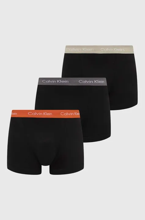 Boxerky Calvin Klein Underwear 3-pak pánske,čierna farba,0000U2662G