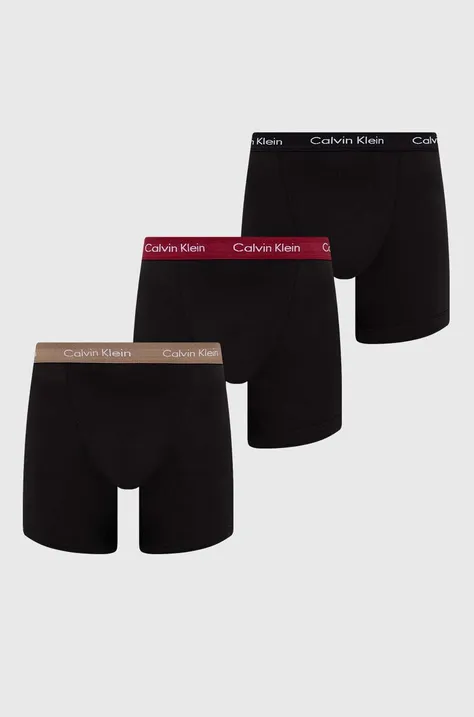 Boxerky Calvin Klein Underwear 3-pak pánske,čierna farba,0000U2662G