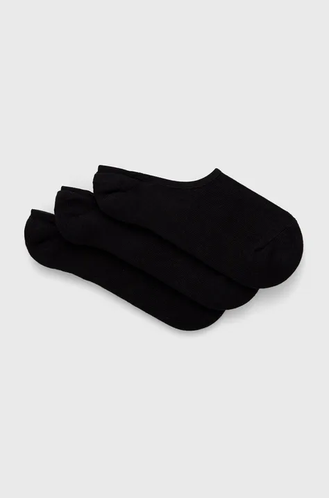 Čarape Vans za muškarce, boja: crna, VN000XS9BLK1-BLK