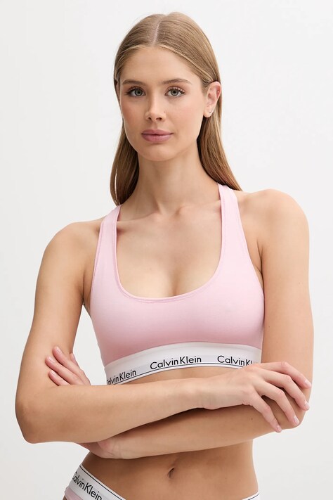 Бюстгальтер Calvin Klein Underwear цвет серый однотонный 0000F3785E