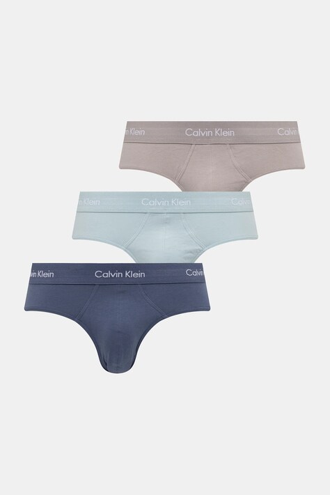 Calvin Klein Underwear chiloți 3-pack bărbați, culoarea turcoaz, 0000U2661G