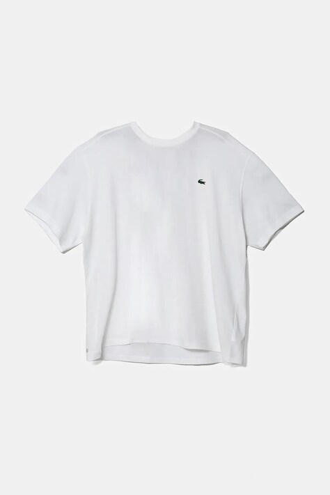 Футболка Lacoste мужской цвет бежевый однотонный