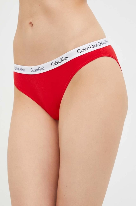 Nohavičky Calvin Klein Underwear červená farba