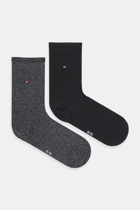 Tommy Hilfiger skarpetki 2-pack kolor czarny 371221