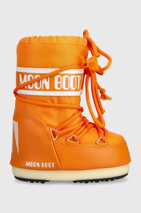 Detské snehule Moon Boot oranžová farba