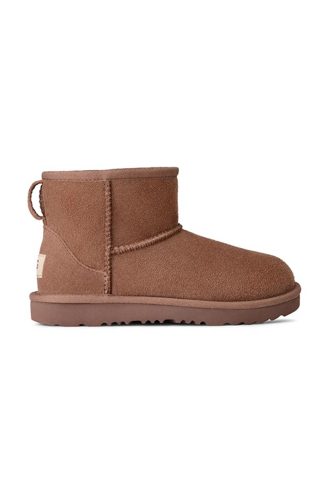 Otroške snežke iz semiša UGG Classic Mini II črna barva, 1017715K