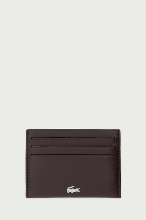 Lacoste Puzdro na karty pánske kožené hnedé NH1346FG