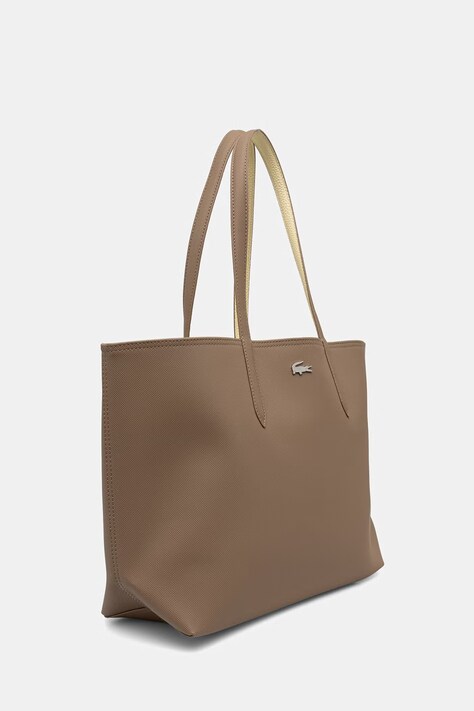 Lacoste torebka dwustronna damska beżowa NF2142AA