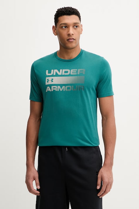 Μπλουζάκι προπόνησης Under Armour Team Issue Wordmark χρώμα: μαύρο, 1329582