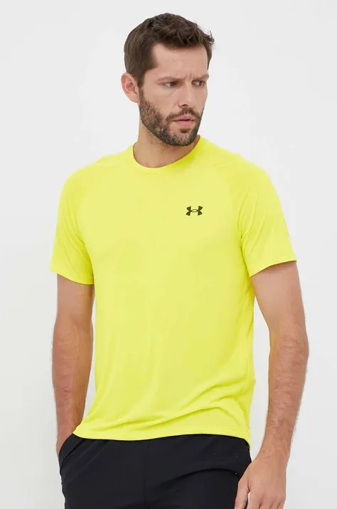 Тренувальна футболка Under Armour колір жовтий однотонний 1326413-191
