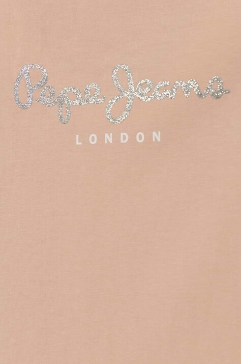 Дитячий лонгслів Pepe Jeans — AW19-BDG002, рожевий — фото 3