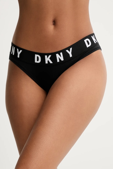 DKNY chiloți full brief pentru femei cu modal negri DK4513