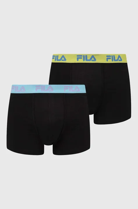 Боксери Fila 2-pack чоловічі колір чорний