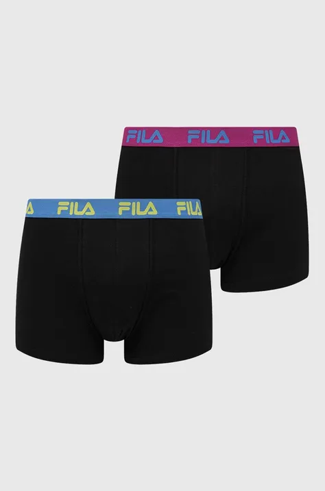 Боксери Fila 2-pack чоловічі колір чорний