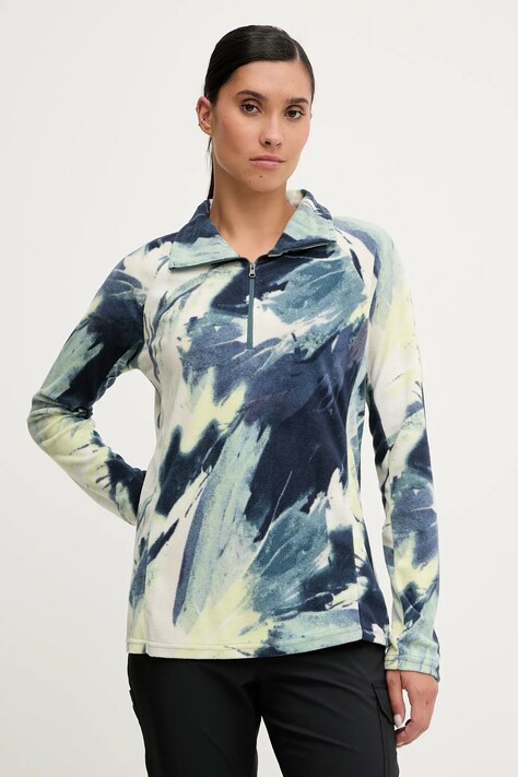 Columbia bluza sportowa Glacial IV kolor turkusowy wzorzysta 1802161