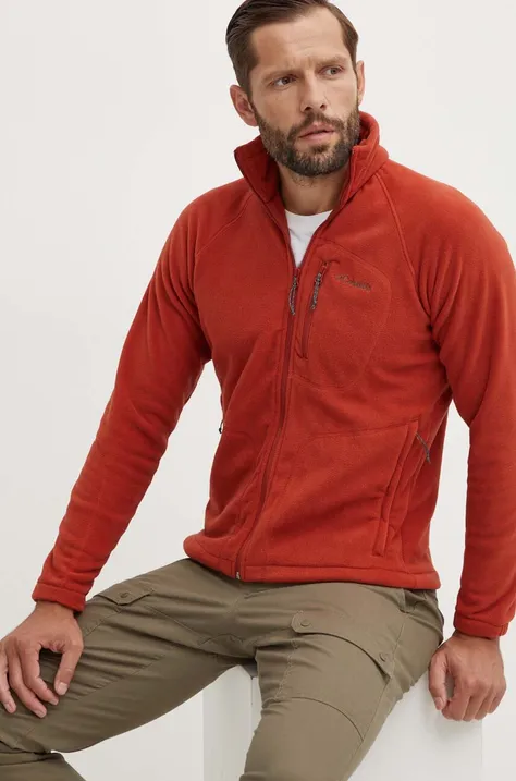 Columbia sweatshirt men's red color