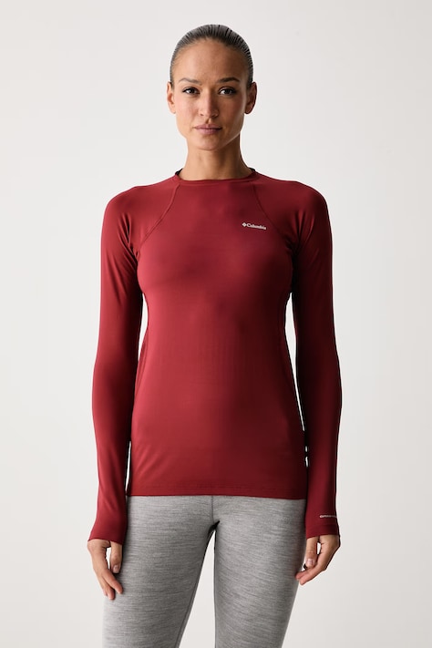 Columbia Longsleeve funkcyjny damski Midweight Stretch czerwony 1639021