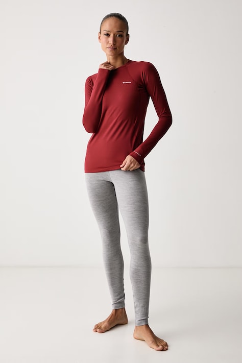 Columbia Longsleeve funkcyjny damski Midweight Stretch czerwony 1639021