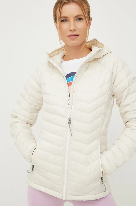 Columbia jacket women's beige color