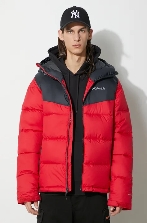 Columbia jacket Iceline red color