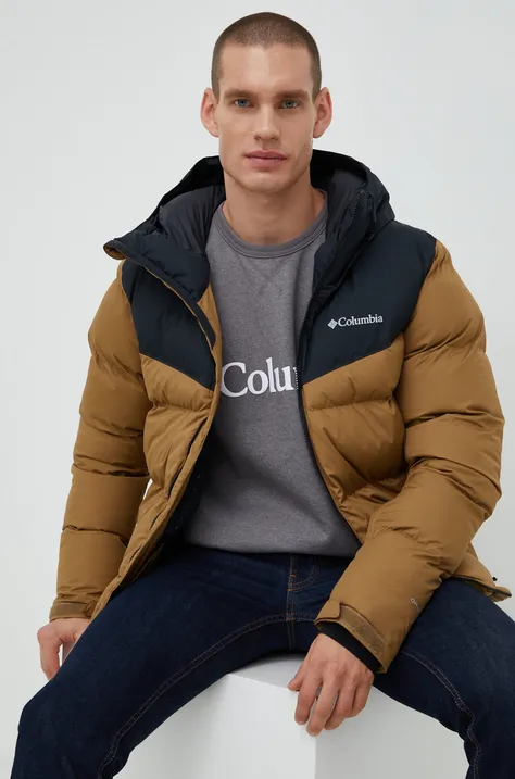 Columbia jacket Iceline brown color