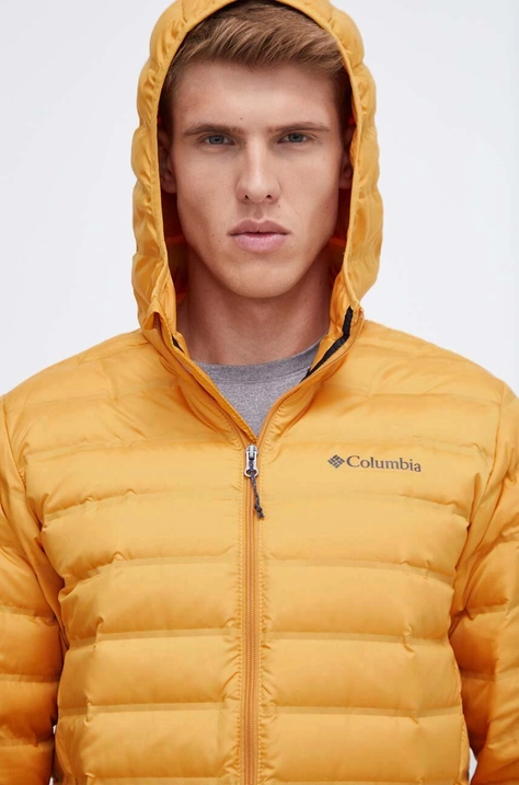 Columbia sports down jacket Lake 22 yellow color