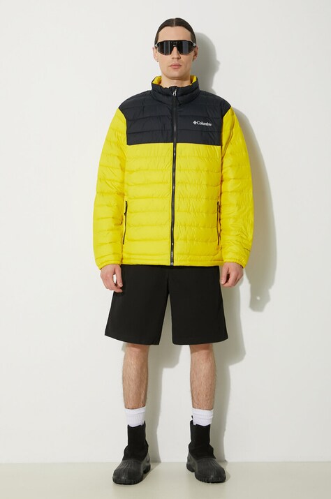 Columbia sports jacket Powder Lite Jkt yellow color 1698001