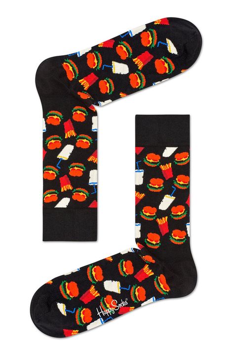 Happy Socks nogavice Hamburger