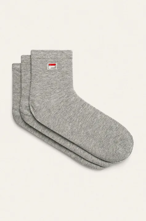 Ponožky Fila dámske, šedá farba