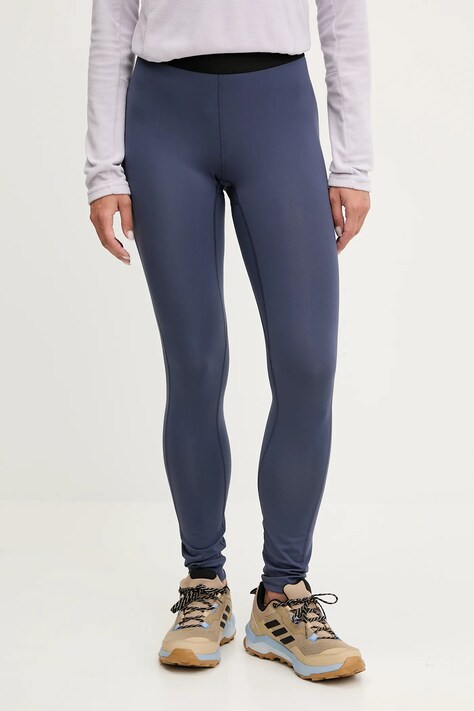 Columbia jambiere funcționale Midweight Stretch culoarea negru, 1639031