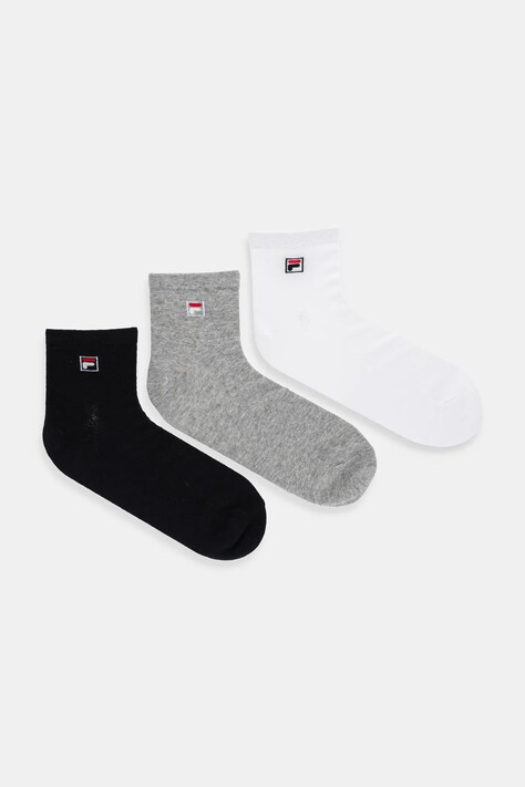 Fila Șosete (3 pack) bărbați, culoarea gri