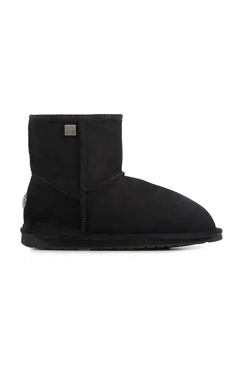 Semišové sněhule Emu Australia Platinum Stinger Slim Mini černá barva, WP20003