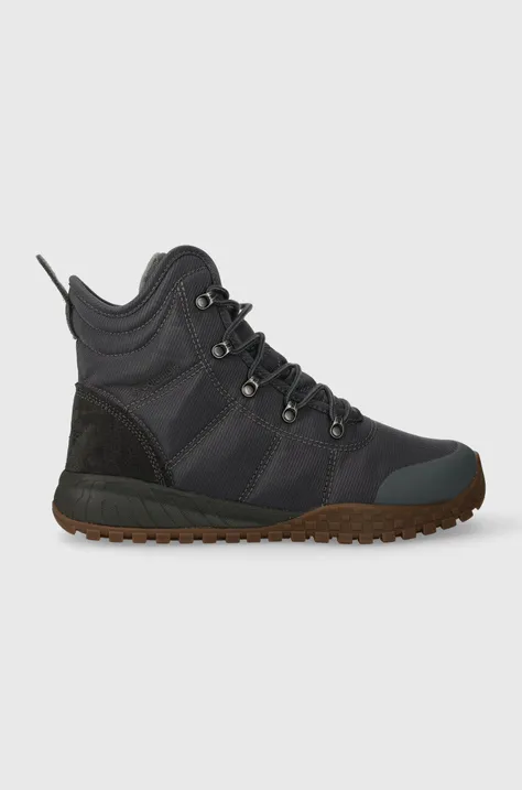Columbia pantofi înalți FAIRBANKS OH bărbați, culoarea negru, izolare usoara 1746011