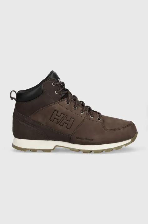 Helly Hansen boots TSUGA men's brown color