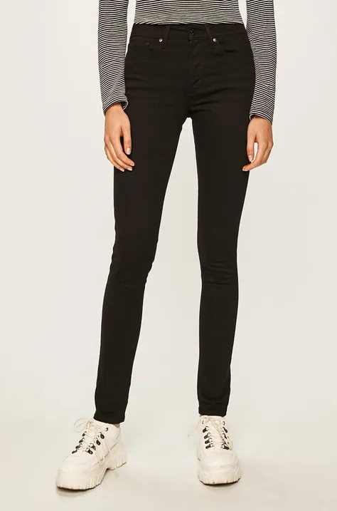 Levi's jeansy damskie medium waist 18881.0052-Blacks