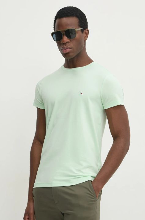 Tommy Hilfiger t-shirt uomo colore verde MW0MW10800