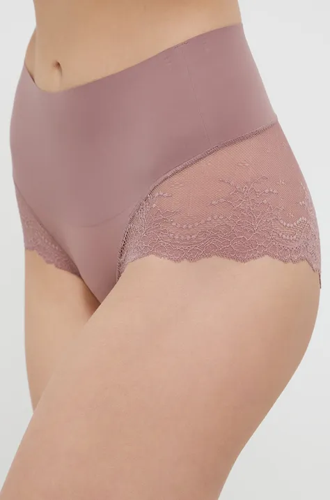 Tvarujúce nohavičky Spanx dámske, fialová farba