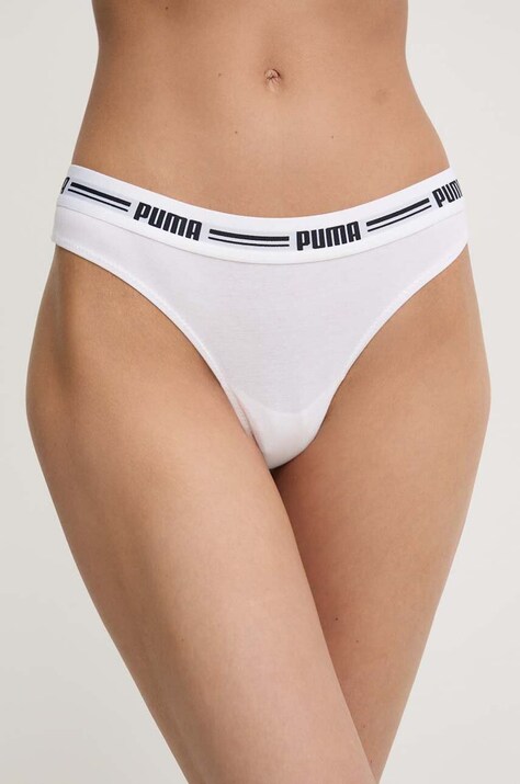 Puma tanga 2-pack culoarea alb, 907854