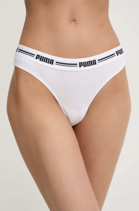 Стринги Puma 2-pack колір білий 907854