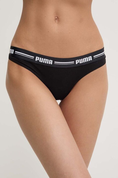 Стринги Puma 2-pack — AW20-BID0Y7, чорний — фото 2