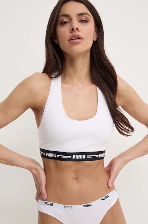 Бюстгальтер Puma 907862 цвет белый меланж